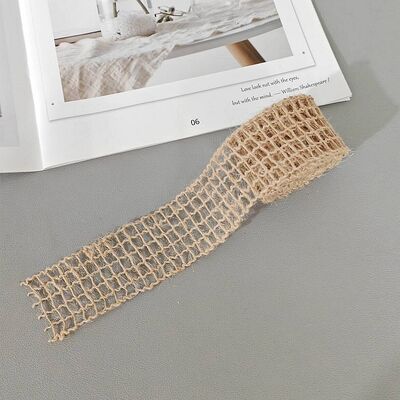 Dansky Golden Jute Twine & Ribbon - Handmade Bow Decor for Holiday Crafts & DIY Home Projects