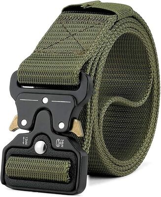 Tactical Molle Belt Inner Rigger Adjustable Waist for Buckle Webbing Accessories Cotton Canvas Nylon Material Travel