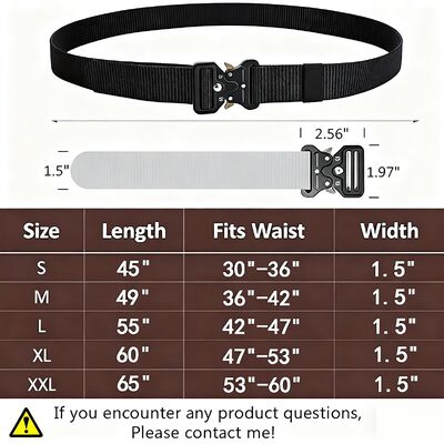 Tactical Molle Belt Inner Rigger Adjustable Waist for Buckle Webbing Accessories Cotton Canvas Nylon Material Travel