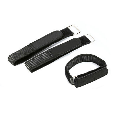 Dansky Custom Logo Lipo Battery Hook and Loop Straps Non-Slip Woven Nylon Releasable Grip with Buckle