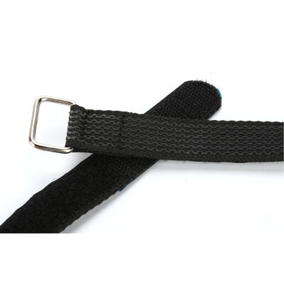 Dansky Custom Logo Lipo Battery Hook and Loop Straps Non-Slip Woven Nylon Releasable Grip with Buckle
