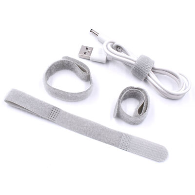 Dansky Custom Colorful P Type Magic Tape Cable Tie for Charger or Ear Phone Wires  Nylon Hook and Loop Strap Tape