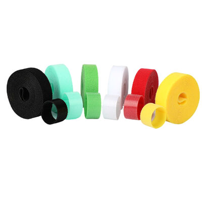 Dansky Custom Size Color Self-Adhesive Cable Ties Strap Eco-Friendly Back-to-Back Hook Loop Strap Tape Cable Management