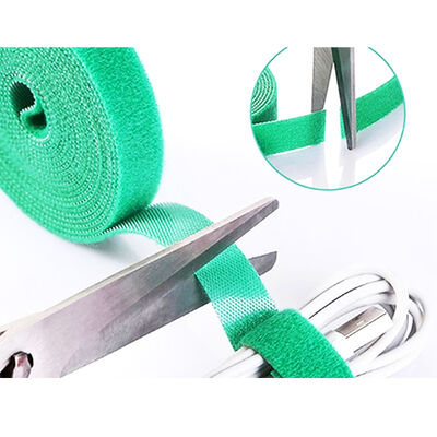 Dansky Custom Size Color Self-Adhesive Cable Ties Strap Eco-Friendly Back-to-Back Hook Loop Strap Tape Cable Management