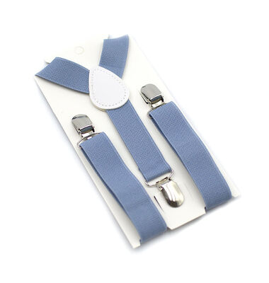 DANSKY Kids Boys Mens printed  Suspenders - Y-Back Adjustable with Strong Clips & Synthetic Leather Straps