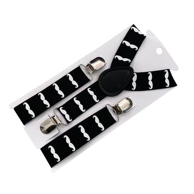 DANSKY Adult Suspender Straps Adjustable Elasticated Unisex Women Men Y Shape Elastic Clip-on Suspenders 3 Clip Pants Braces