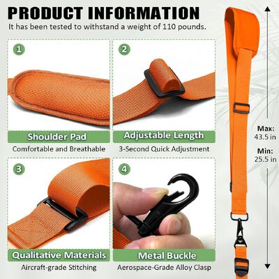 DANSKY Universal Shoulder Strap for Leaf Blower & String Trimmer, Compatible with WOLFMEN for EGO Power+ for Worx for LAZYBOI