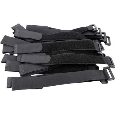 DANSKY Nylon Polyester Standard  Hook and Loop Strap With Plastic Buckle Reusable Self-lock Cinch Strap