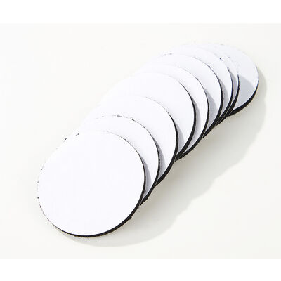 DANSKY Custom Hook and Loop  Nylon Reusable Polka Dot Round Adhesive Quiet Hook and Loop Die Cut Hook and Loop