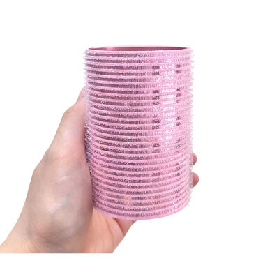 DANSKY Sticky Hair Lint Roller Hair Curling Rollers Set Metal Hairdressers Curlers Rolling Aluminium Hair Rollers Set Curlers