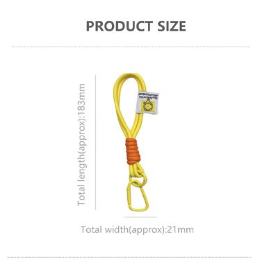 DANSKY Multi-Purpose Lanyard Keychain , Backpack Rope ,Water Bottle Strap ,Carabiner ,Couple Wristbands for Outdoor & Daily Use