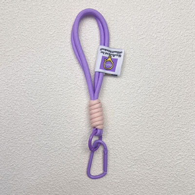 Dansky  Carabiner Cord Backpack Bag Rope Keychain Trendy Paracord Keychain Hanging Braid Lanyard Phone Strap