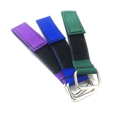 DANSKY Custom Adhesive Strip Tape Reusable Adjustable Webbing Strap With Buckle Nylon Hook and Loop Strap Cable Ties Fastener