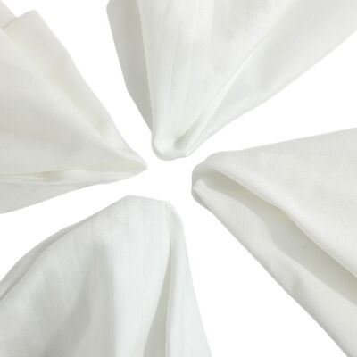 DANSKY Cotton Waste Cloth Scraps, Lint-free White Industrial Wiping Rags, Water-absorbent Machine Cleaning Cloths for Oil Stains