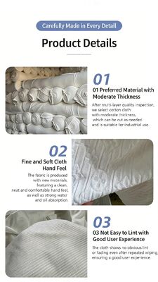 DANSKY New Lint Free Rags 100% Cotton Cloth, Lint Free Cloth for Staining Wood, Cast Iron, Dusting, Polishing and  Cleaning