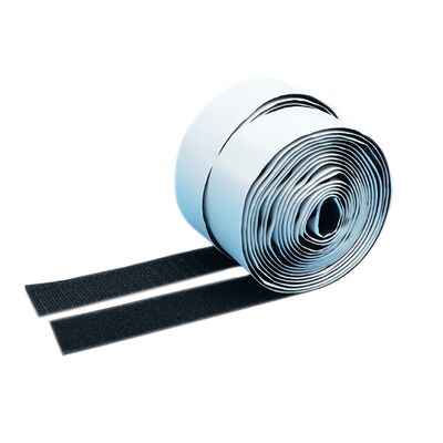 DANSKY Custom Heavy-Duty Hook-Loop Tape Roll High Adhesive Force Soft Nylon/Polyester Eco-Friendly Hook and Loop with Glue