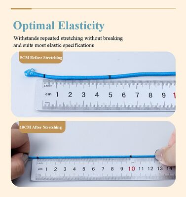 Custom Thick Elastic Band - Heavy Stretch Black Thick Rubber Rope Round Elastic Cord for Recliner & Sewing Accessories