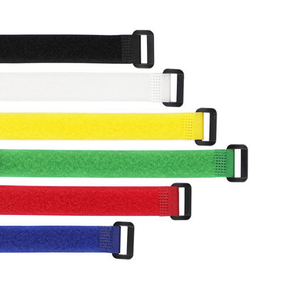 DANSKY Custom Heavy Duty Standard 100% Nylon Hook Loop Cinch Strap Welding Plastic Ring Hook Loop Band