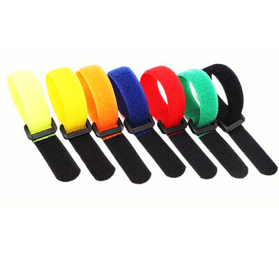 DANSKY Custom Heavy Duty Standard 100% Nylon Hook Loop Cinch Strap Welding Plastic Ring Hook Loop Band