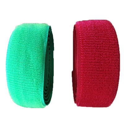 DANSKY Custom Color Self-Adhesive Adjustable Elastic Band Hook and Loop Tape Fastener for Shoes Bags Garment Storage