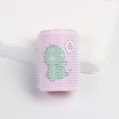 Dansky Custom Pattern & Logo Self-Adhesive Hair Rollers - Multi-Color Portable Curlers for Air Bangs Styling