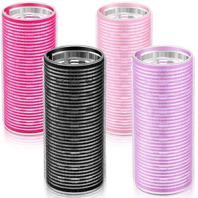 DANSKY Hot Sell Hook and Loop Hair Rollers for BangsSelf Grip Thermal Hair Roller for Long Medium Short Hairs Volume
