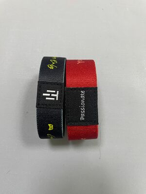 Dansky Waterproof Elastic Woven NFC Wristband Daily Bible Verse Bracelet 25mm Slim Wristband Nfc Bracelet