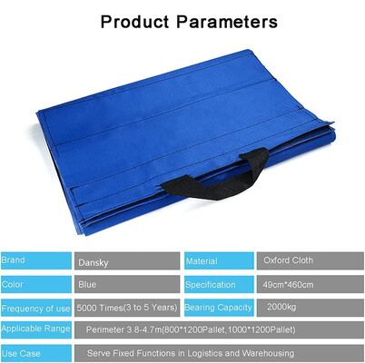 DANSKY Adjustable Reusable Canvas Hook Loop Pallet Strapping Belt for for Shipping Containers and Logistics