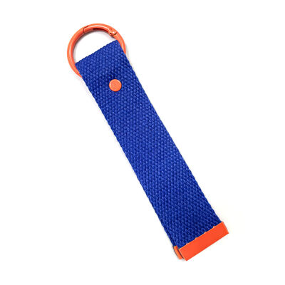 DANSKY Custom Keychain DIY Heat Transfer Label Iron on Patch Embroidery Wrist Strap Jet Tag Custom Canvas Keyring Keychain