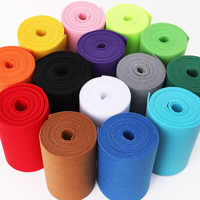 Dansky Custom Color and Size Double Side Fabric Loop Soft Nylon Fabric Reusable Loop Tape Soft Loops