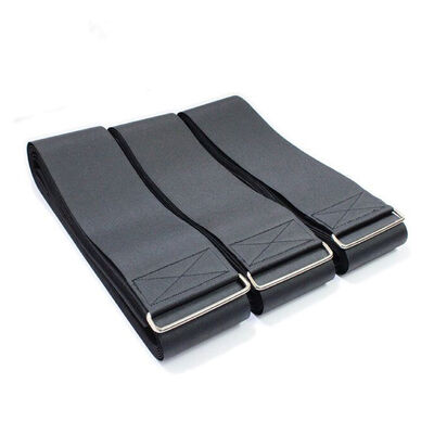 Dansky Custom Self-Locking Black Cargo Hook and Loop Pallet Strap with Metal Buckle Logistics Packaging Strap