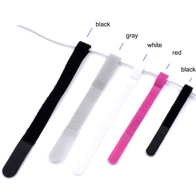 DANSKY Customized Size P-type Cable Tie Nylon Self-adhesive Ties Hook and Loop Fasteners for Cellphone Usb Data Wire Ear Phone