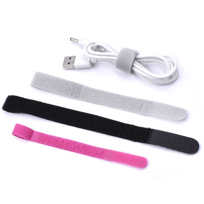 DANSKY Customized Size P-type Cable Tie Nylon Self-adhesive Ties Hook and Loop Fasteners for Cellphone Usb Data Wire Ear Phone
