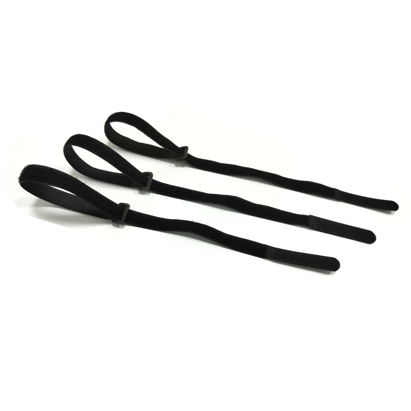 Custom any Size Eco-Friendly Soft Adjustable Bike Strap Cable Tie Hook And loop Strap