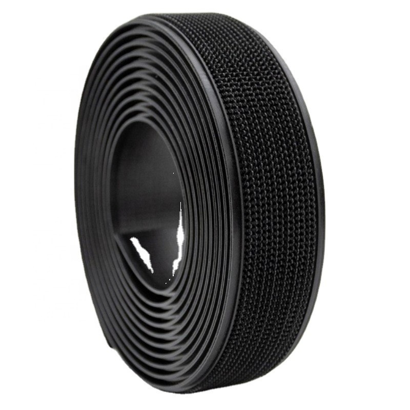 Heavy Duty 1 inch 25 mm Black Mount Tape Injection Rigid Hook and Loop Insert Types for Mop and Curtains