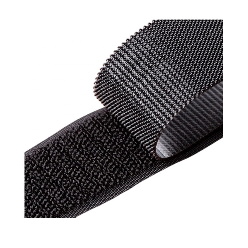 Good Quality Sustainable Unbrushed loop tape low profile Injection Hook and Loop Soft Un_napped Nylon Loop