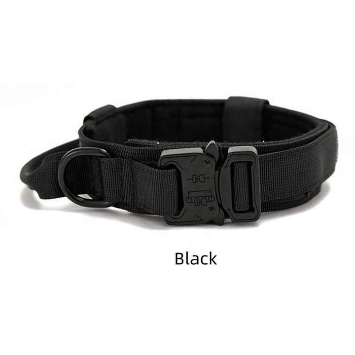 Dansky Adjustment Soft Neoprene Built-in Control Handle for Emergency Situations with Metal Buckle Quick Release Dog Collar