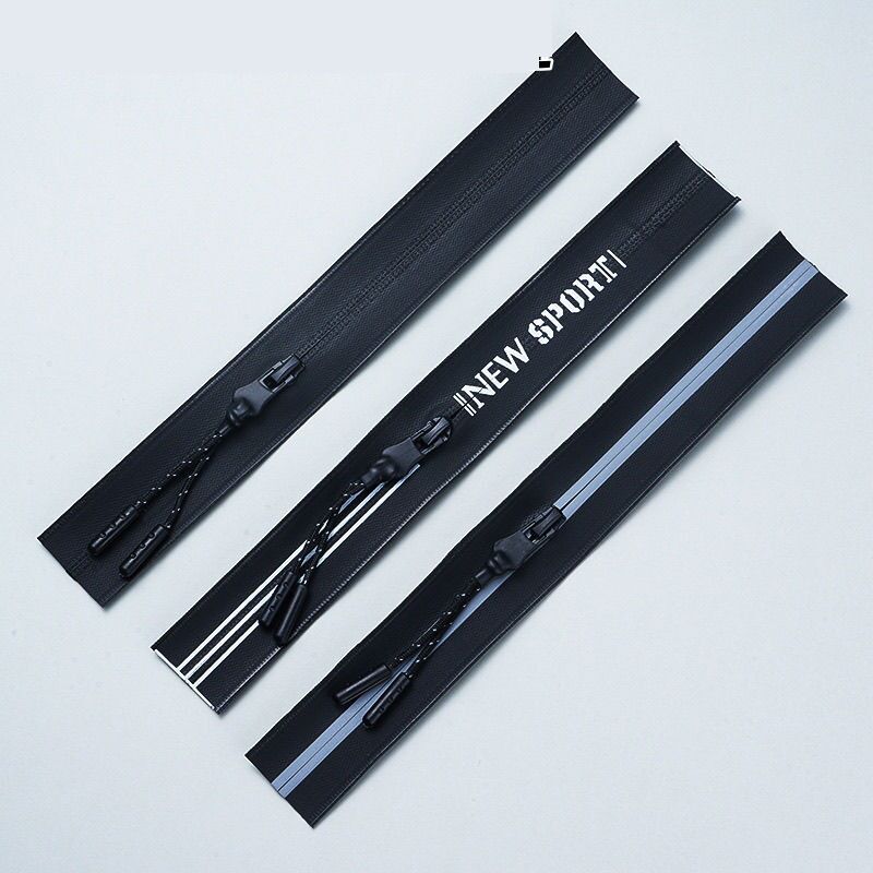 DANSKY Factory New Arrival #3 Nylon Waterproof Open-End Zipper with Reflective Tape - Ideal for Garments, Tents, Fire Suits