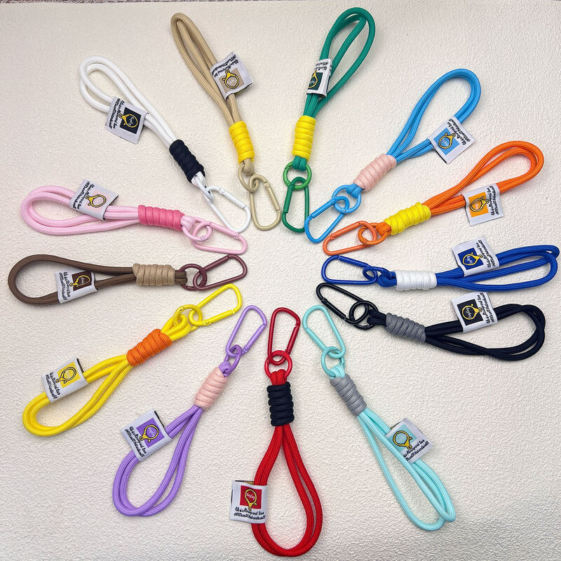 DANSKY Multi-Purpose Lanyard Keychain , Backpack Rope ,Water Bottle Strap ,Carabiner ,Couple Wristbands for Outdoor & Daily Use