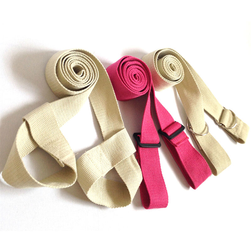 DANSKY Custom Adjustable Cotton Webbing Yoga Shoulder Strap Sports Carry Belt for Exercise & Stretch Fitness for Yoga Mat Strap